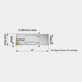 COUNTERBORING HEAD STS-IN Counterboring head with internal single start thread for single tube system (STS), diameters adjustable, tool diameter ø25.00 - ø39.99 mm - Big-tools Industrial Supply Tools for Metal Cutting